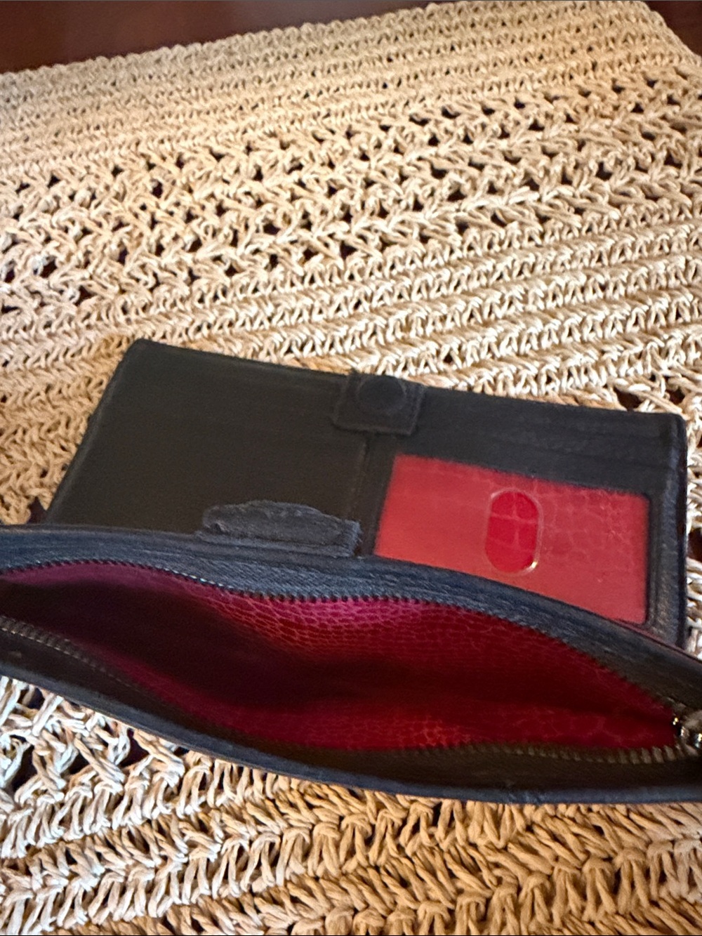Hammitt Black Leather Snap-Stud Long Wallet - Picture 4 of 6